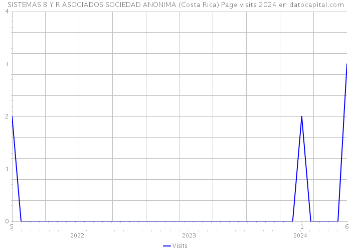 SISTEMAS B Y R ASOCIADOS SOCIEDAD ANONIMA (Costa Rica) Page visits 2024 