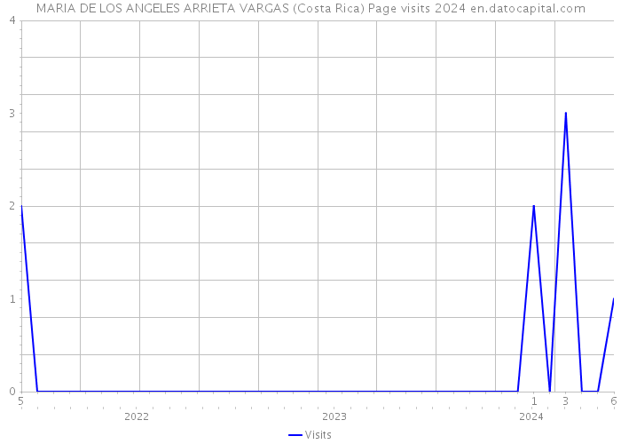 MARIA DE LOS ANGELES ARRIETA VARGAS (Costa Rica) Page visits 2024 