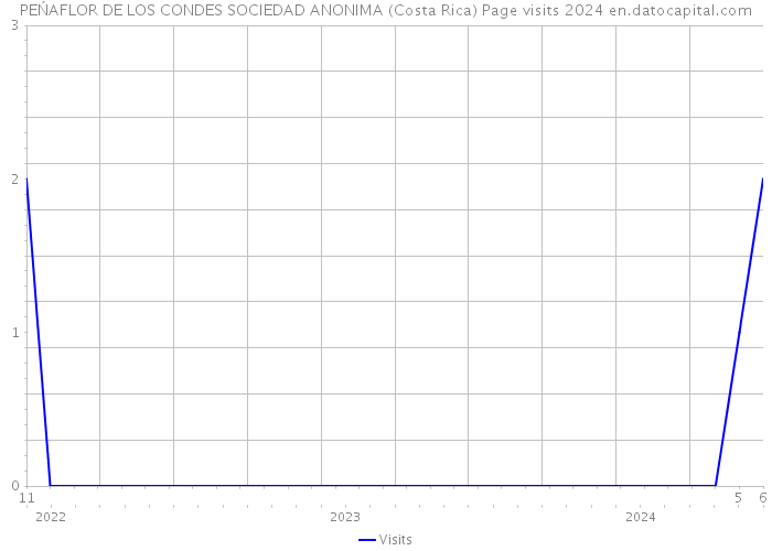 PEŃAFLOR DE LOS CONDES SOCIEDAD ANONIMA (Costa Rica) Page visits 2024 