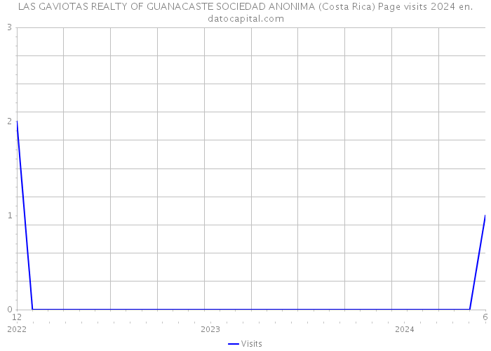 LAS GAVIOTAS REALTY OF GUANACASTE SOCIEDAD ANONIMA (Costa Rica) Page visits 2024 