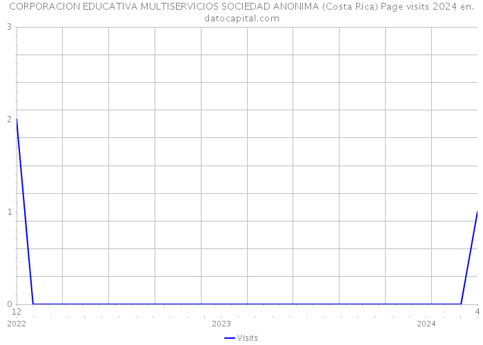 CORPORACION EDUCATIVA MULTISERVICIOS SOCIEDAD ANONIMA (Costa Rica) Page visits 2024 