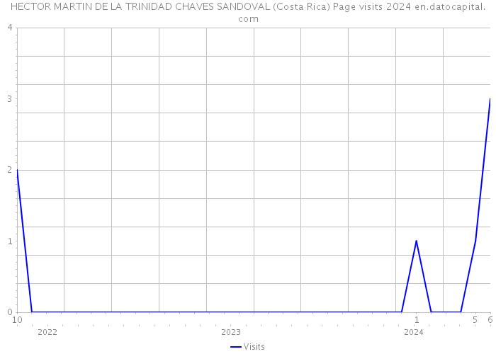 HECTOR MARTIN DE LA TRINIDAD CHAVES SANDOVAL (Costa Rica) Page visits 2024 