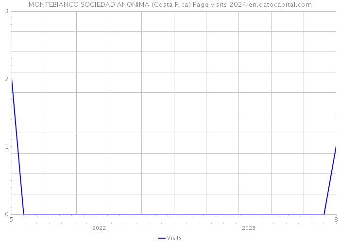 MONTEBIANCO SOCIEDAD ANONIMA (Costa Rica) Page visits 2024 