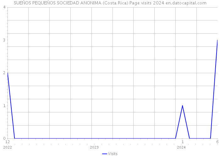 SUEŃOS PEQUEŃOS SOCIEDAD ANONIMA (Costa Rica) Page visits 2024 