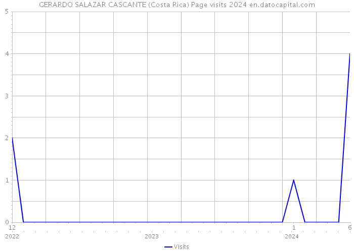 GERARDO SALAZAR CASCANTE (Costa Rica) Page visits 2024 
