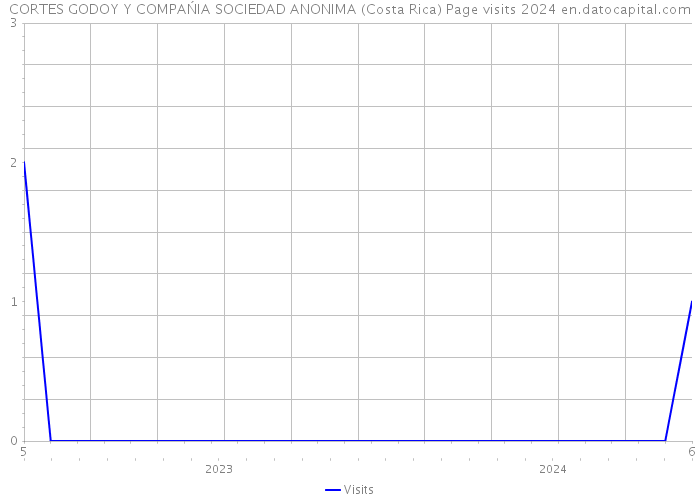 CORTES GODOY Y COMPAŃIA SOCIEDAD ANONIMA (Costa Rica) Page visits 2024 