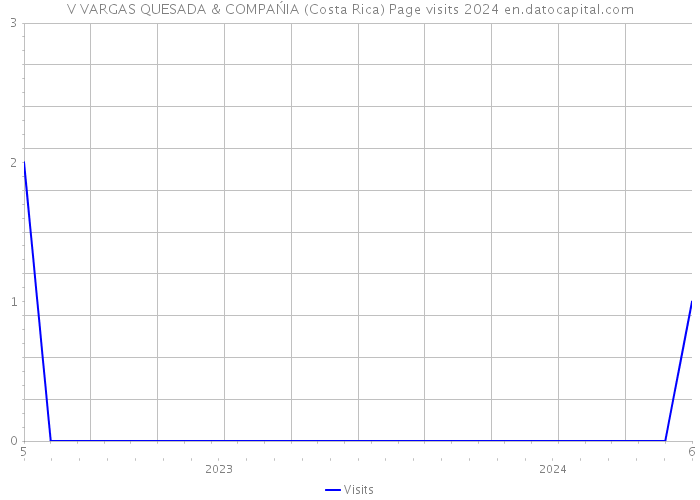 V VARGAS QUESADA & COMPAŃIA (Costa Rica) Page visits 2024 
