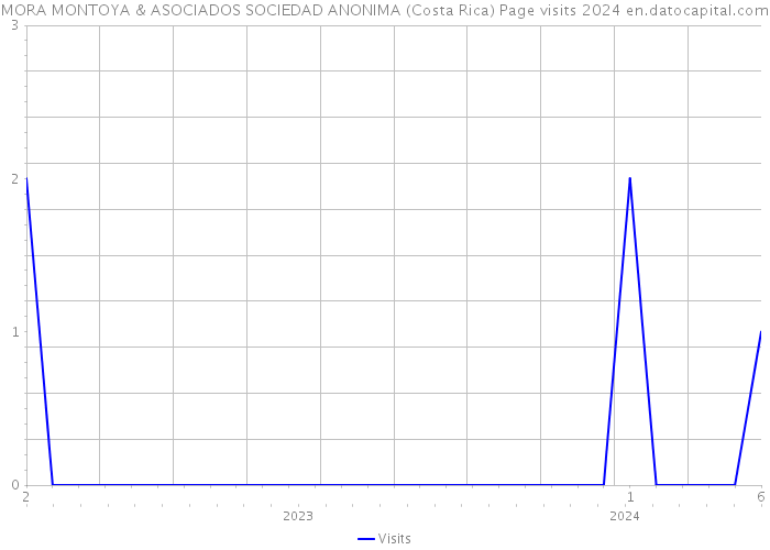 MORA MONTOYA & ASOCIADOS SOCIEDAD ANONIMA (Costa Rica) Page visits 2024 