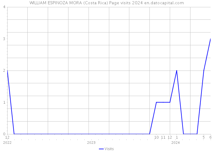 WILLIAM ESPINOZA MORA (Costa Rica) Page visits 2024 