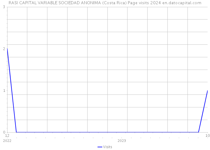 RASI CAPITAL VARIABLE SOCIEDAD ANONIMA (Costa Rica) Page visits 2024 