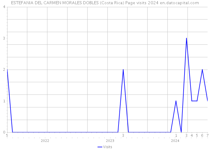 ESTEFANIA DEL CARMEN MORALES DOBLES (Costa Rica) Page visits 2024 