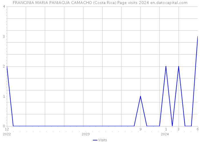 FRANCINIA MARIA PANIAGUA CAMACHO (Costa Rica) Page visits 2024 