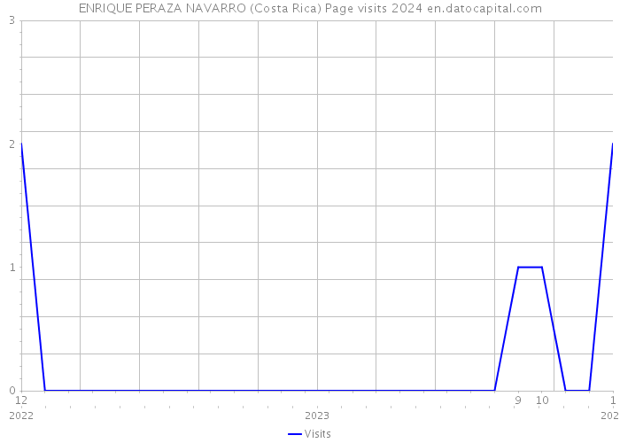 ENRIQUE PERAZA NAVARRO (Costa Rica) Page visits 2024 