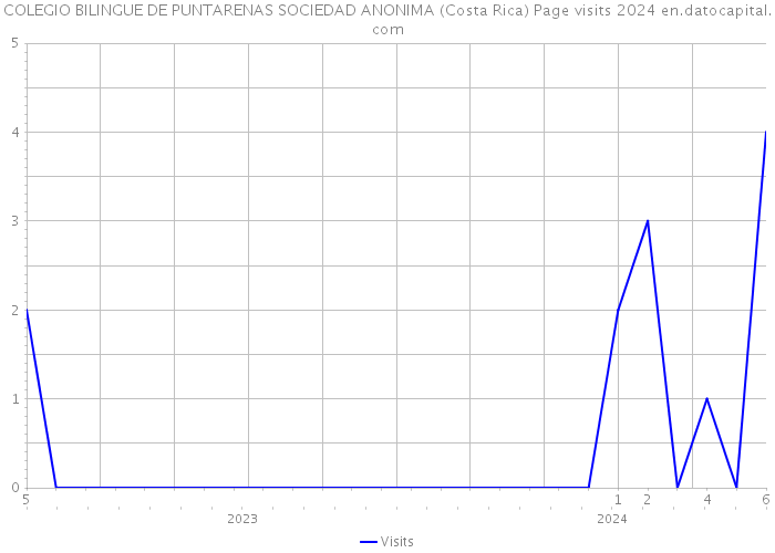 COLEGIO BILINGUE DE PUNTARENAS SOCIEDAD ANONIMA (Costa Rica) Page visits 2024 