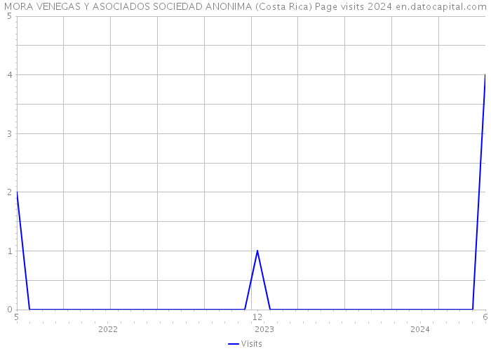 MORA VENEGAS Y ASOCIADOS SOCIEDAD ANONIMA (Costa Rica) Page visits 2024 