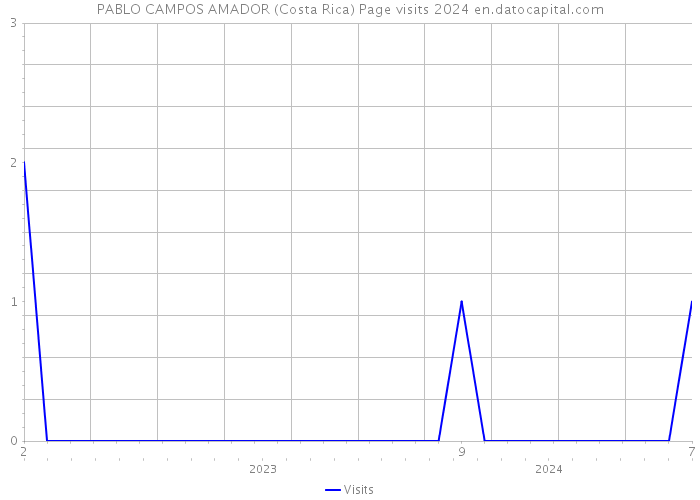 PABLO CAMPOS AMADOR (Costa Rica) Page visits 2024 