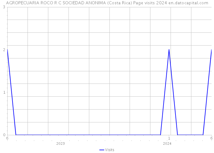 AGROPECUARIA ROCO R C SOCIEDAD ANONIMA (Costa Rica) Page visits 2024 