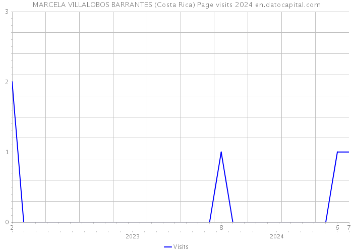 MARCELA VILLALOBOS BARRANTES (Costa Rica) Page visits 2024 