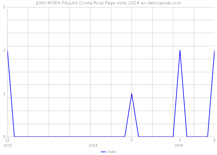 JUAN MORA FALLAS (Costa Rica) Page visits 2024 