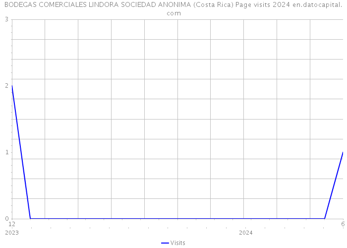 BODEGAS COMERCIALES LINDORA SOCIEDAD ANONIMA (Costa Rica) Page visits 2024 