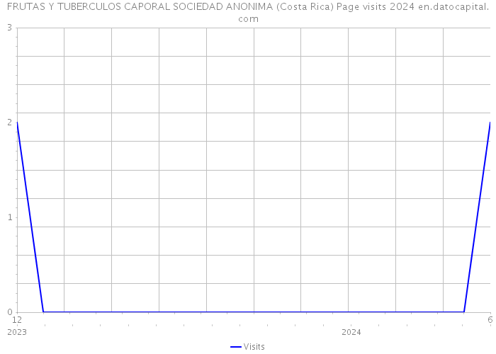 FRUTAS Y TUBERCULOS CAPORAL SOCIEDAD ANONIMA (Costa Rica) Page visits 2024 