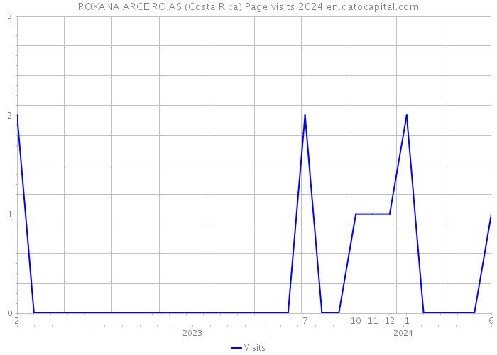 ROXANA ARCE ROJAS (Costa Rica) Page visits 2024 