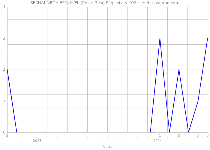 BERNAL VEGA ESQUIVEL (Costa Rica) Page visits 2024 