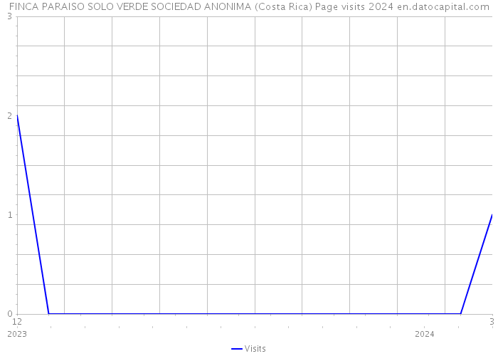 FINCA PARAISO SOLO VERDE SOCIEDAD ANONIMA (Costa Rica) Page visits 2024 