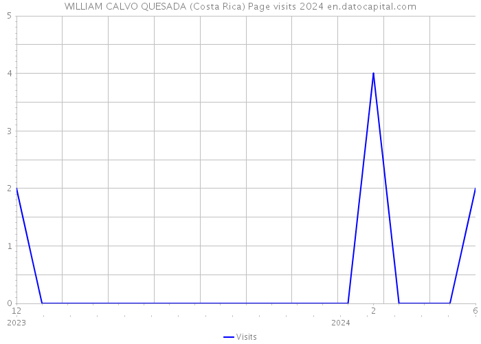 WILLIAM CALVO QUESADA (Costa Rica) Page visits 2024 