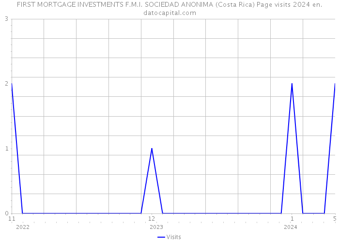 FIRST MORTGAGE INVESTMENTS F.M.I. SOCIEDAD ANONIMA (Costa Rica) Page visits 2024 