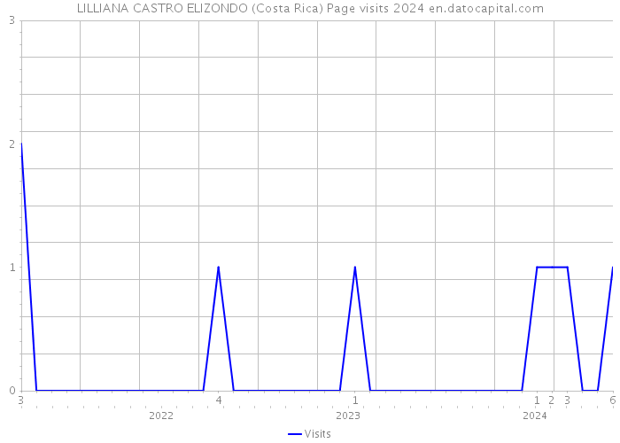 LILLIANA CASTRO ELIZONDO (Costa Rica) Page visits 2024 