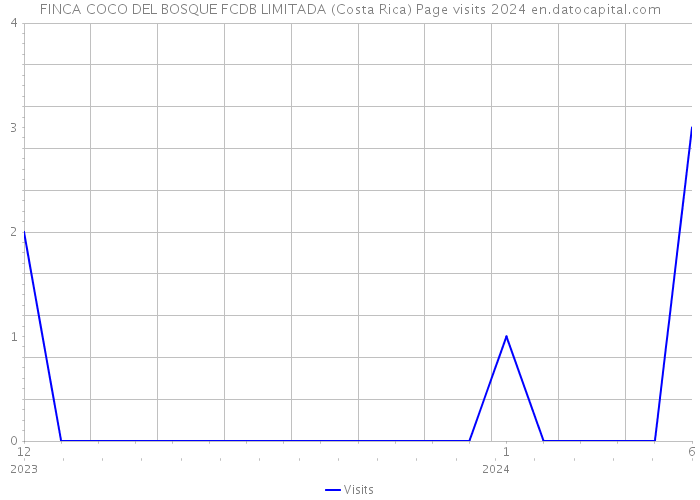 FINCA COCO DEL BOSQUE FCDB LIMITADA (Costa Rica) Page visits 2024 