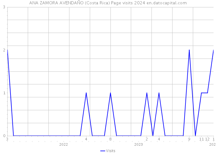 ANA ZAMORA AVENDAÑO (Costa Rica) Page visits 2024 