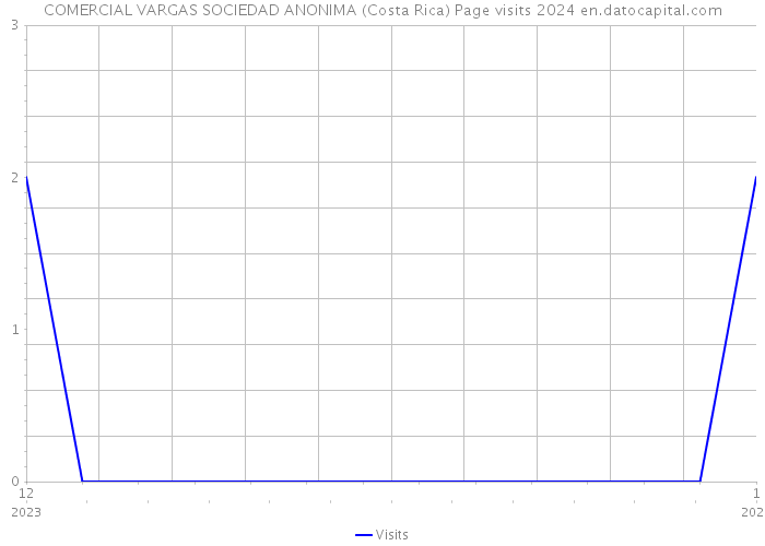 COMERCIAL VARGAS SOCIEDAD ANONIMA (Costa Rica) Page visits 2024 