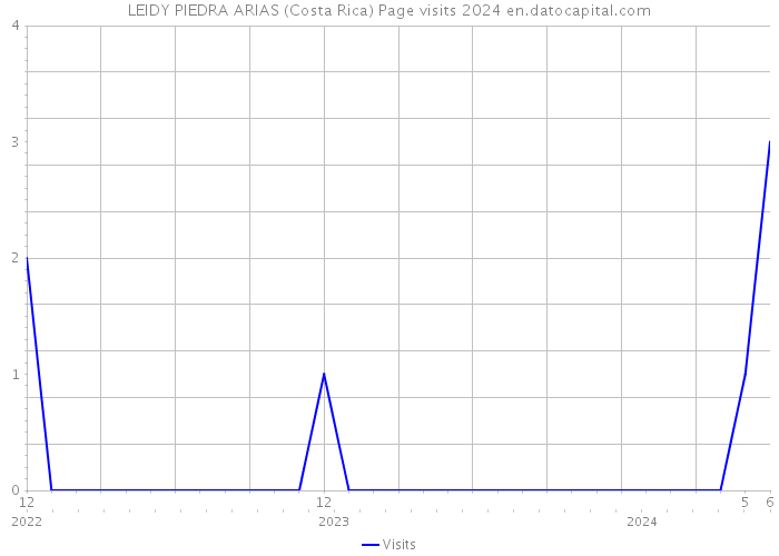 LEIDY PIEDRA ARIAS (Costa Rica) Page visits 2024 