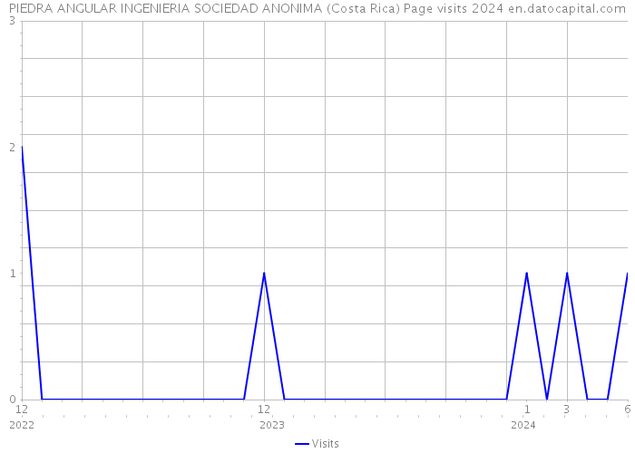 PIEDRA ANGULAR INGENIERIA SOCIEDAD ANONIMA (Costa Rica) Page visits 2024 