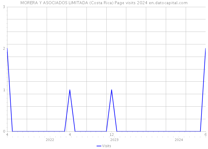MORERA Y ASOCIADOS LIMITADA (Costa Rica) Page visits 2024 