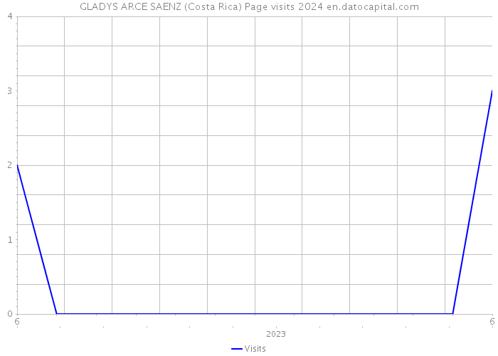 GLADYS ARCE SAENZ (Costa Rica) Page visits 2024 