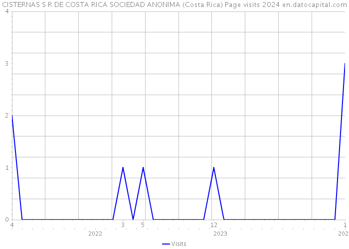 CISTERNAS S R DE COSTA RICA SOCIEDAD ANONIMA (Costa Rica) Page visits 2024 