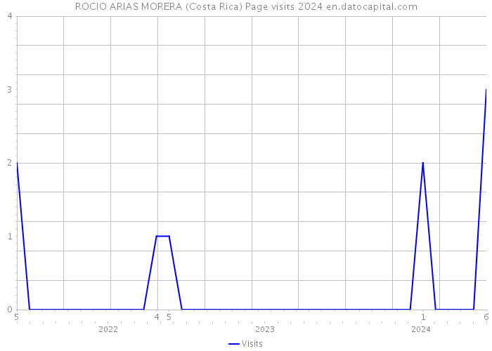 ROCIO ARIAS MORERA (Costa Rica) Page visits 2024 