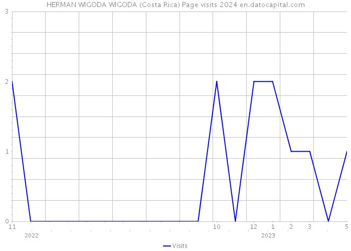 HERMAN WIGODA WIGODA (Costa Rica) Page visits 2024 