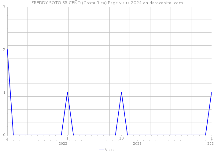 FREDDY SOTO BRICEÑO (Costa Rica) Page visits 2024 