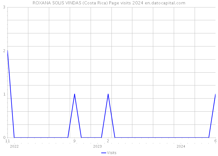 ROXANA SOLIS VINDAS (Costa Rica) Page visits 2024 