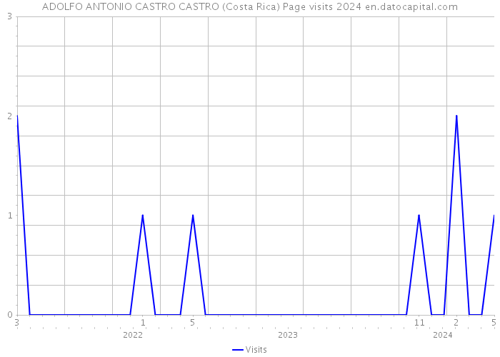 ADOLFO ANTONIO CASTRO CASTRO (Costa Rica) Page visits 2024 