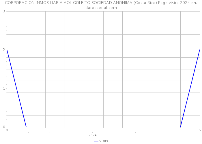 CORPORACION INMOBILIARIA AOL GOLFITO SOCIEDAD ANONIMA (Costa Rica) Page visits 2024 