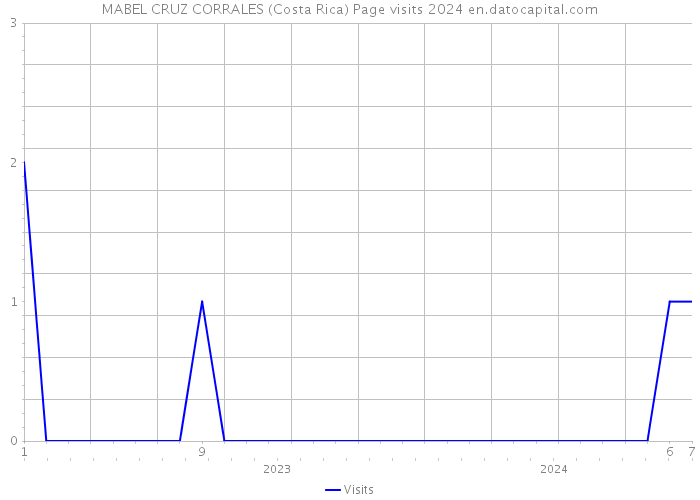 MABEL CRUZ CORRALES (Costa Rica) Page visits 2024 