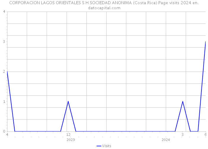 CORPORACION LAGOS ORIENTALES S H SOCIEDAD ANONIMA (Costa Rica) Page visits 2024 