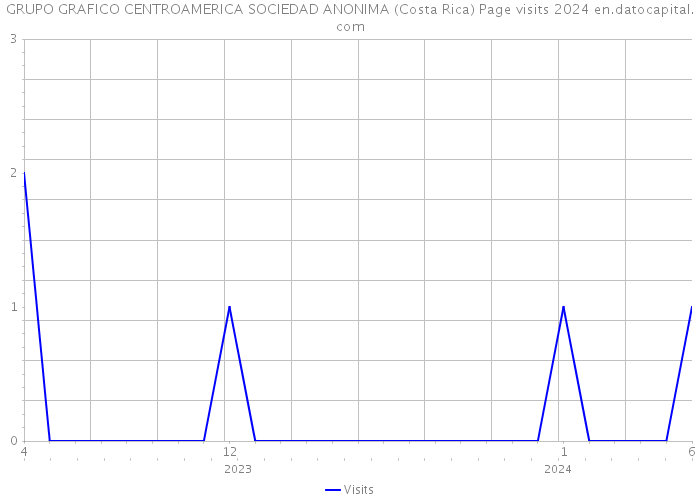 GRUPO GRAFICO CENTROAMERICA SOCIEDAD ANONIMA (Costa Rica) Page visits 2024 