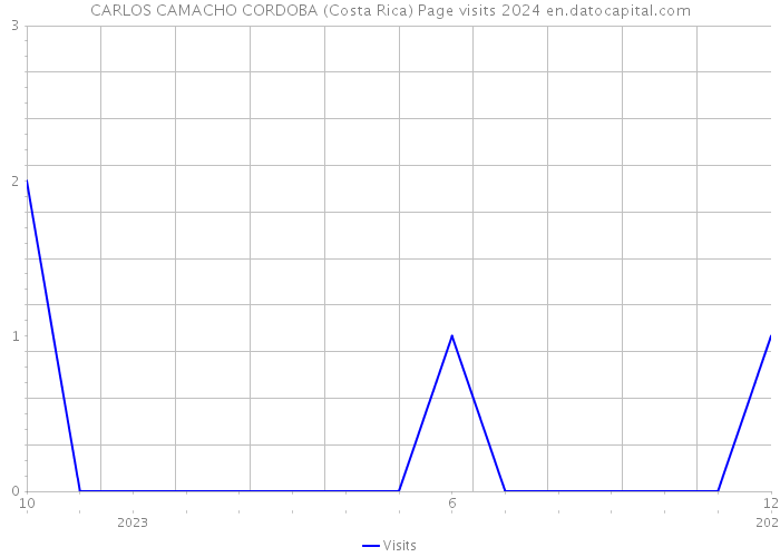 CARLOS CAMACHO CORDOBA (Costa Rica) Page visits 2024 