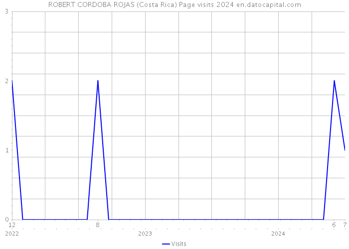 ROBERT CORDOBA ROJAS (Costa Rica) Page visits 2024 